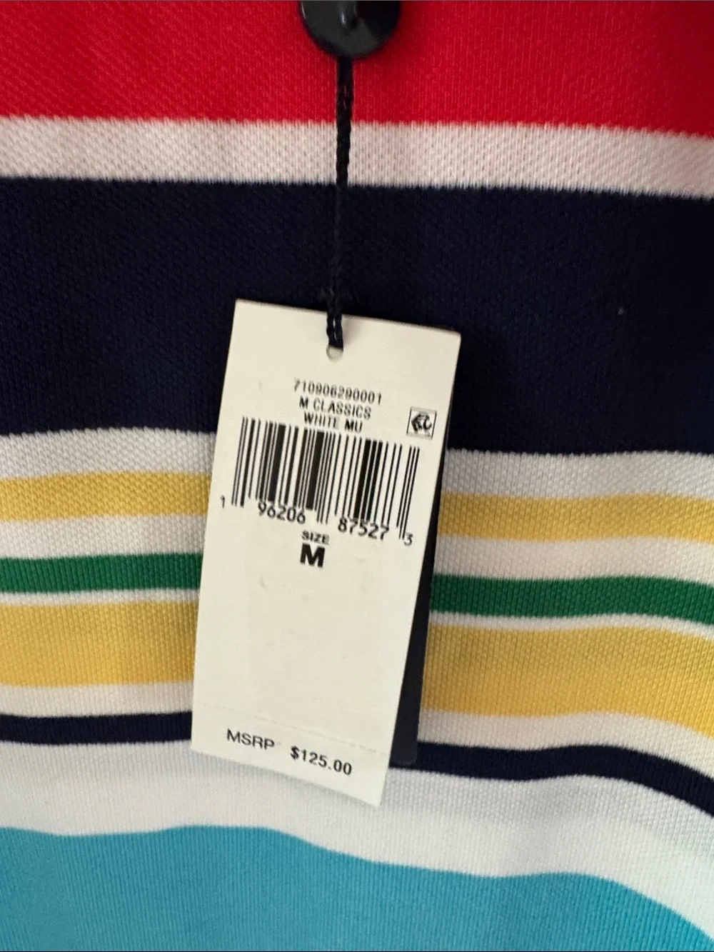 Polo by Ralph Lauren Multi-Striped Pique/Mesh Shirt